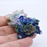 Azurite malachite et quartz - Mine à Giraud, Isère, France