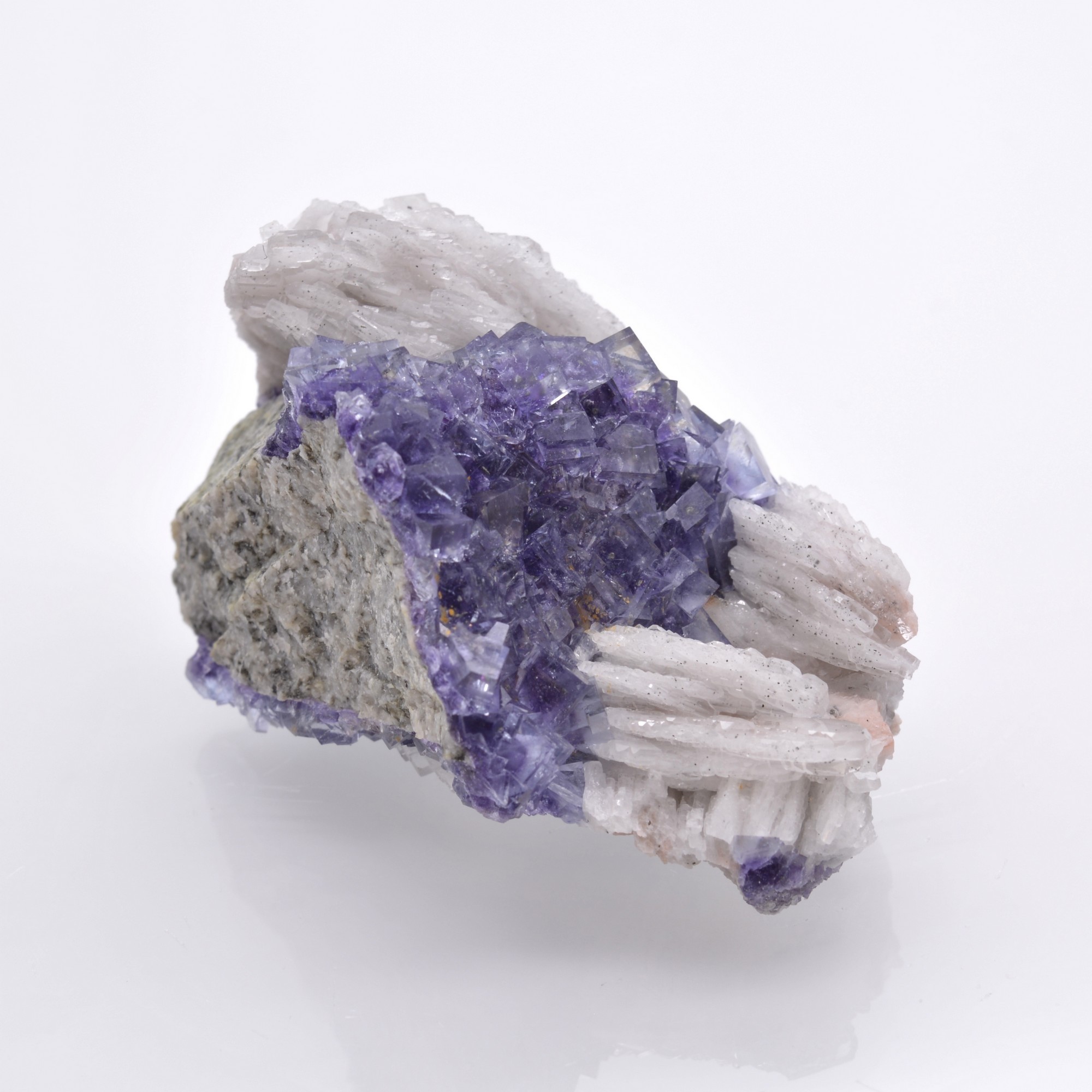 Fluorine et barytine - Saint-Peray, Ardèche, France