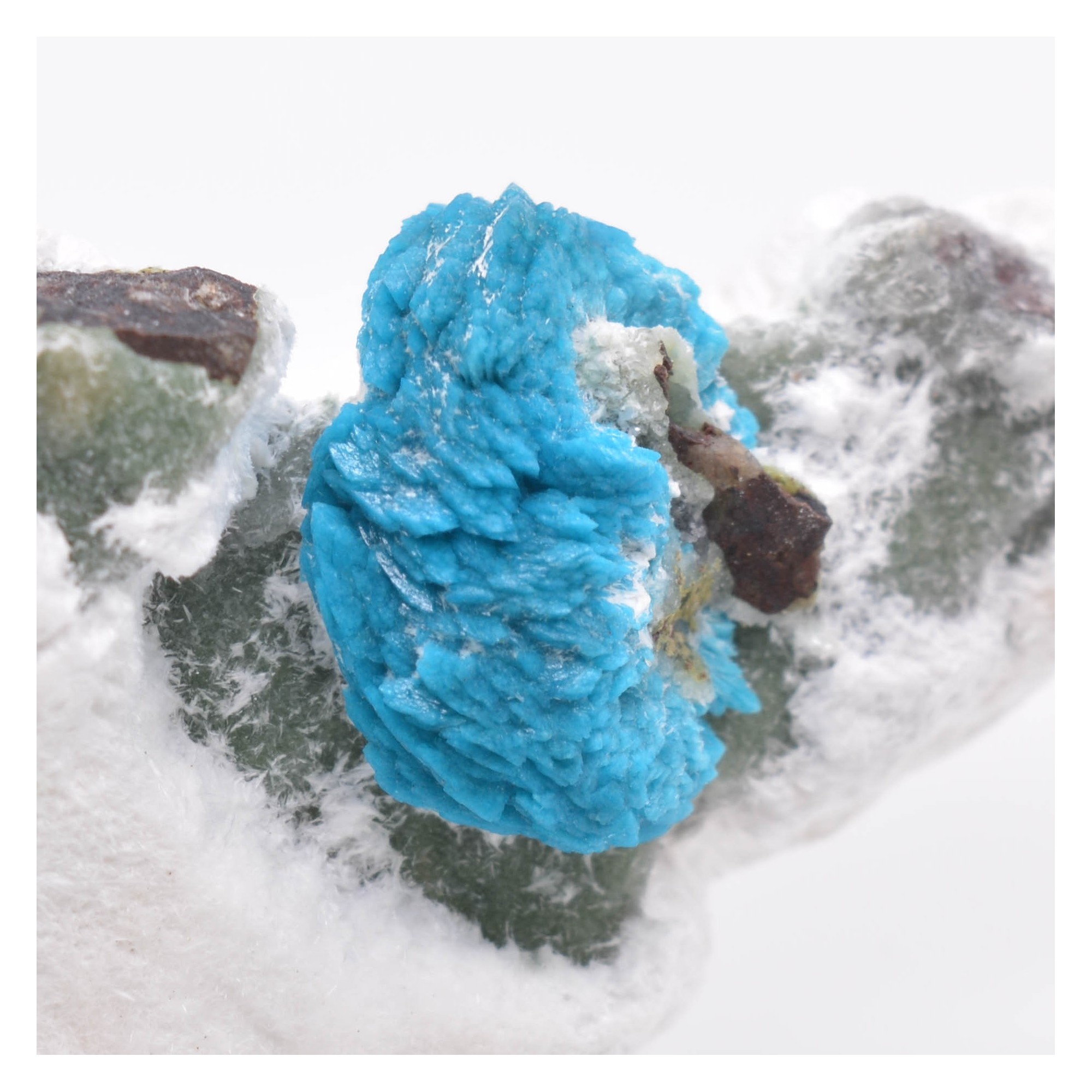 Cavansite - Wagholi Quarries, Poona District, Maharashtra, India