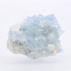 Fluorite and barite - Versilhac, Haute-Loire, France