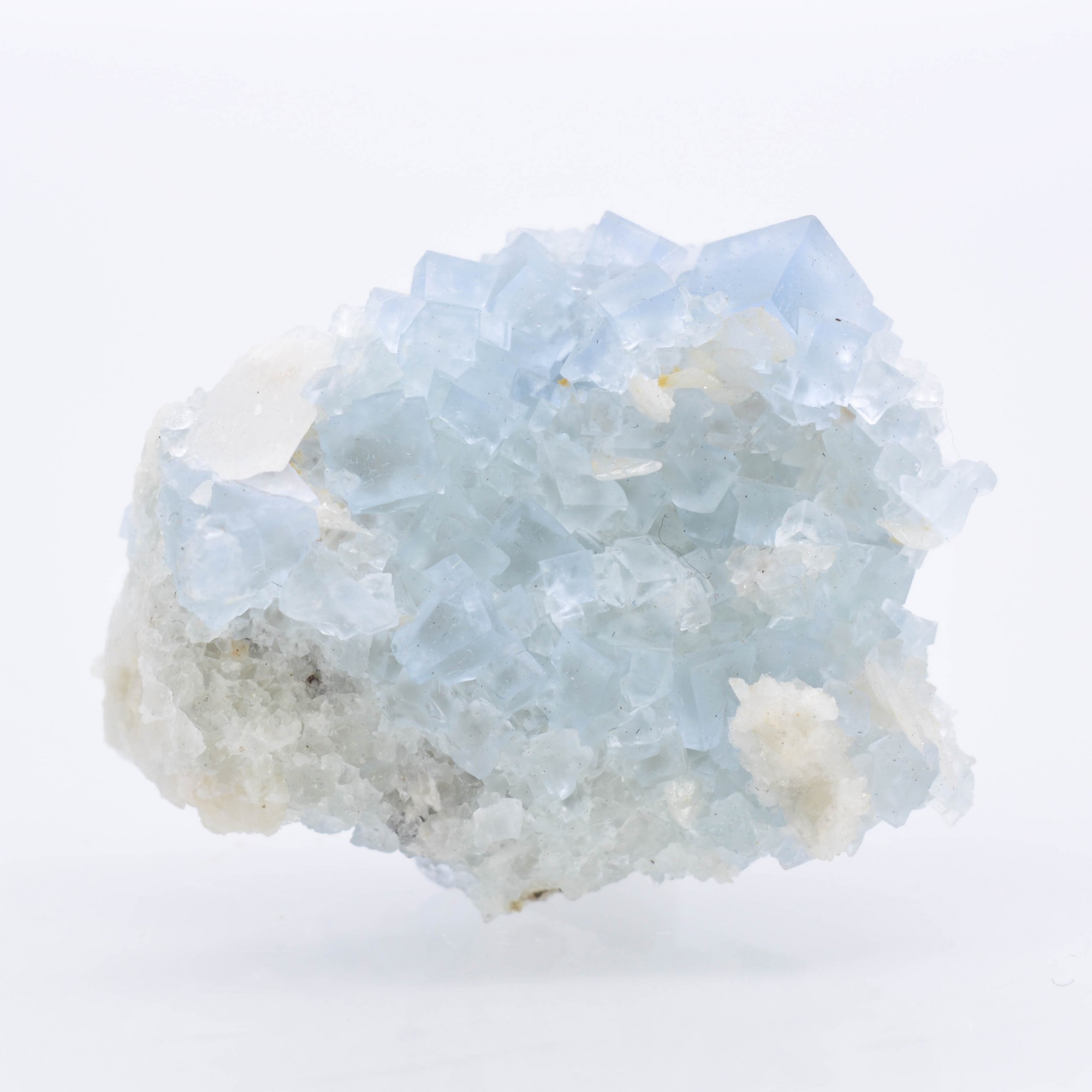 Fluorite and barite - Versilhac, Haute-Loire, France