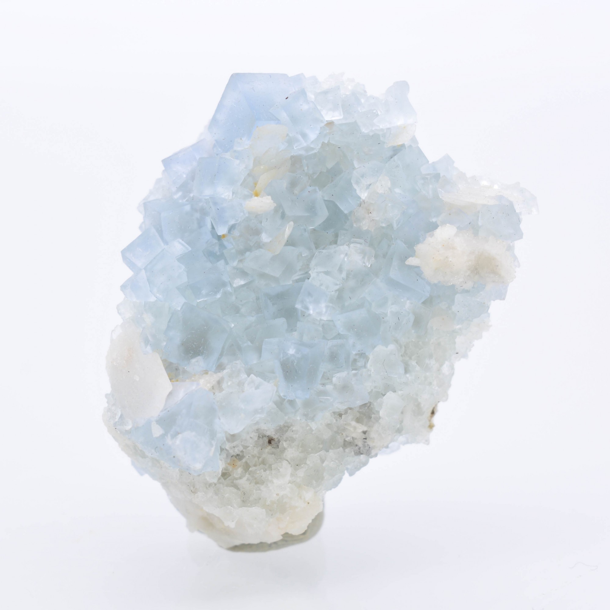 Fluorite and barite - Versilhac, Haute-Loire, France