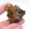 Pyromorphite sur barytine - Mine des Farges, Ussel, Corrèze, France