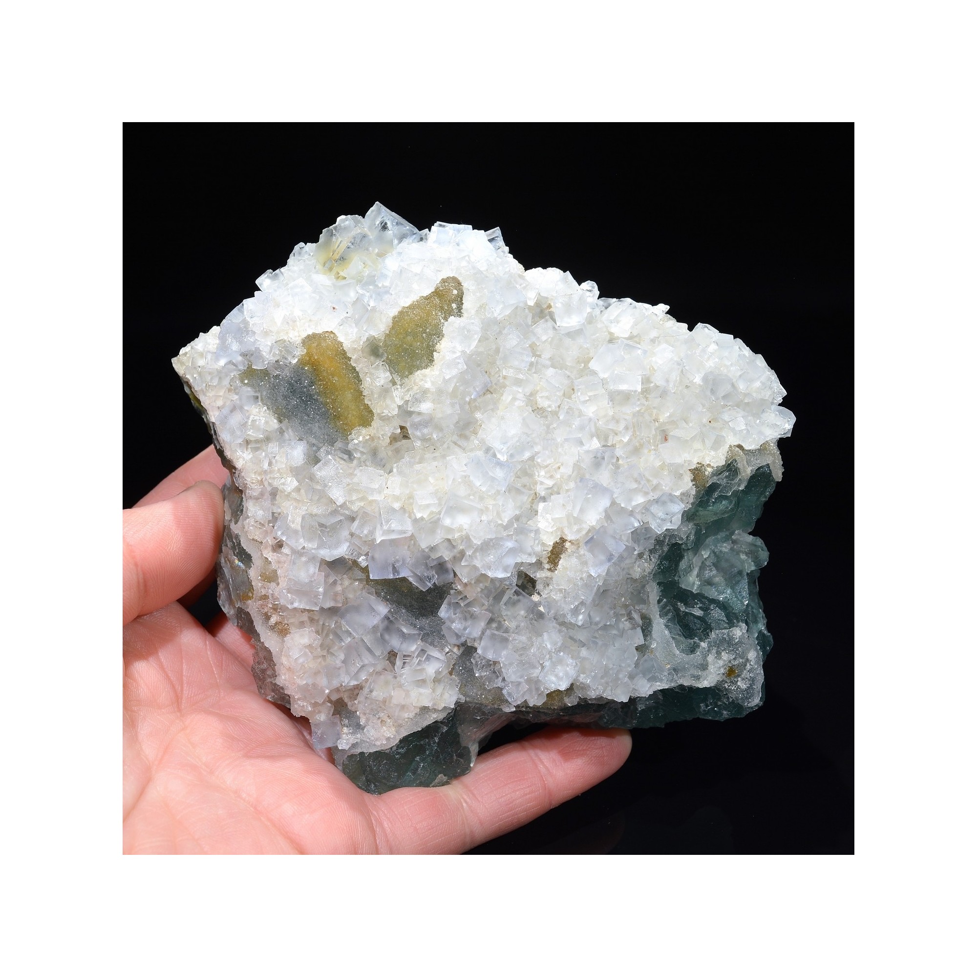 Fluorite - La Barre mine, Puy-de-Dôme, France.