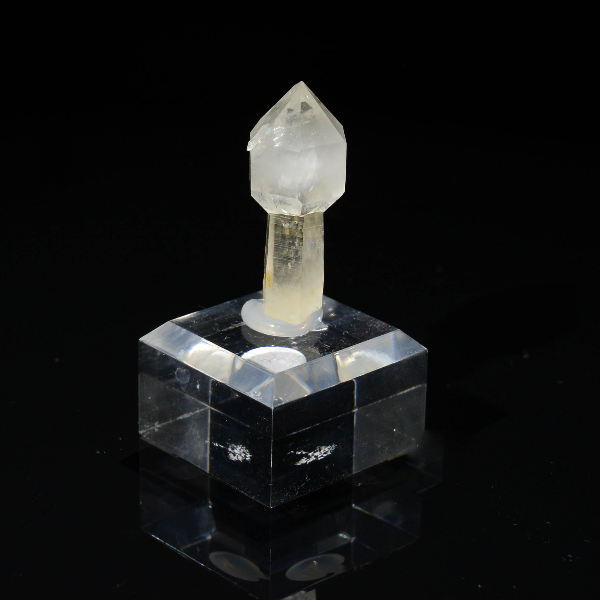 Quartz sceptre, Vizille, Isère, France.