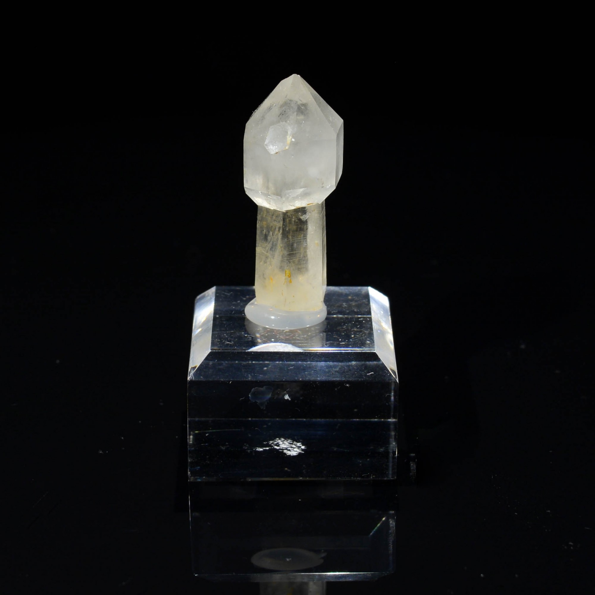 Quartz sceptre, Vizille, Isère, France.