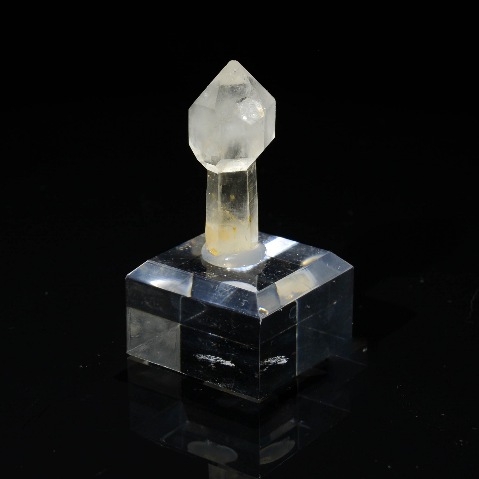 Quartz sceptre, Vizille, Isère, France.