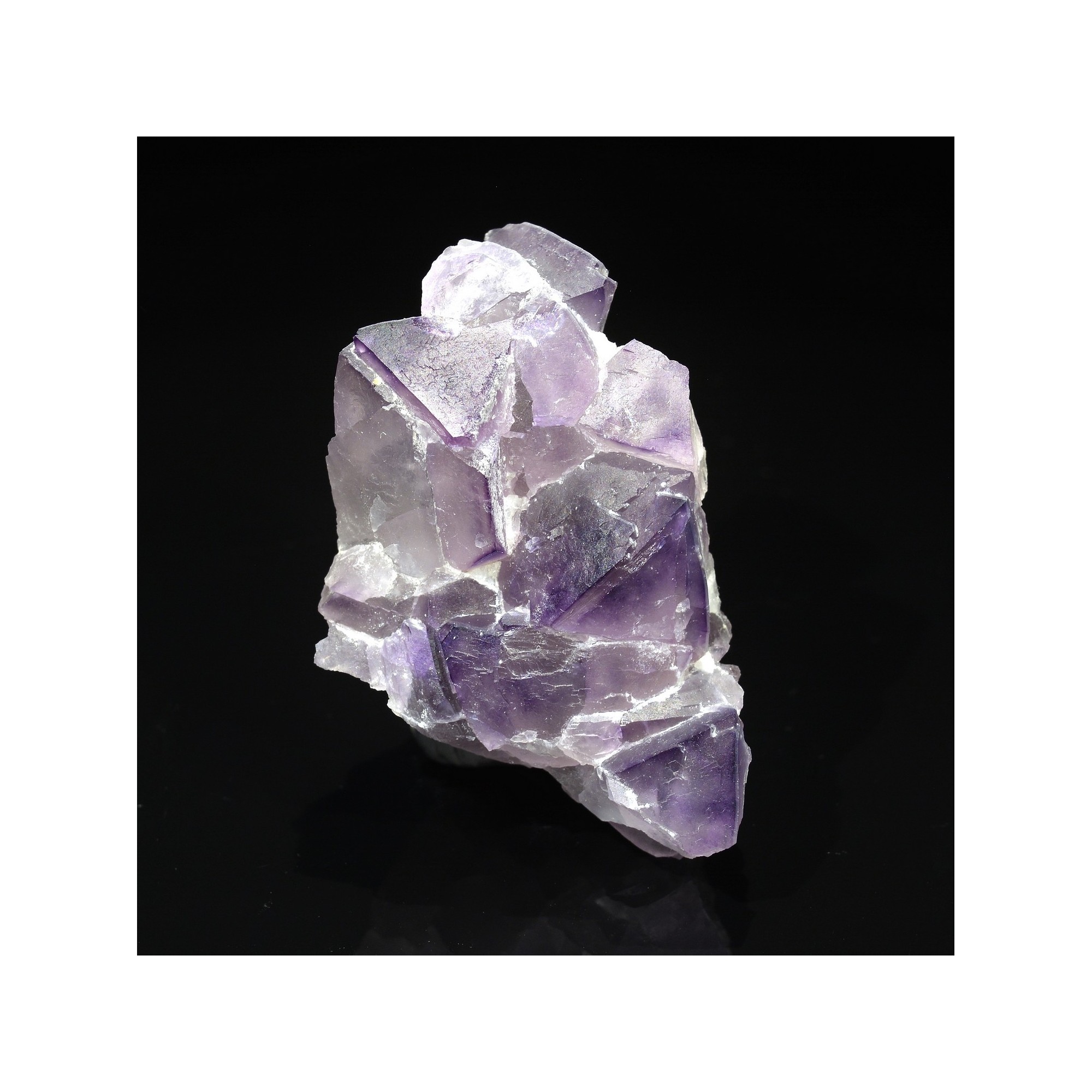 Fluorite - La Barre mine, Puy-de-Dôme, France.