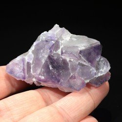 Fluorine - Mine de La Barre, Puy-de-Dôme, France.