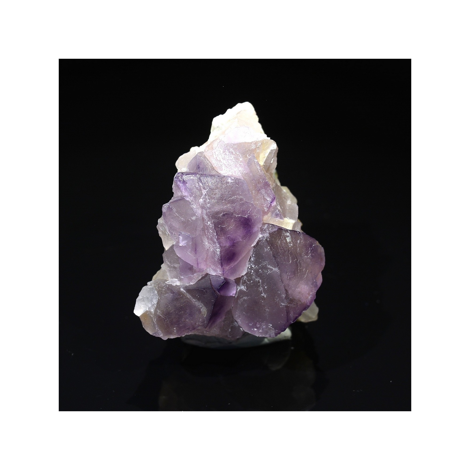 Fluorite - La Barre mine, Puy-de-Dôme, France.