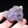 Fluorite - La Barre mine, Puy-de-Dôme, France.