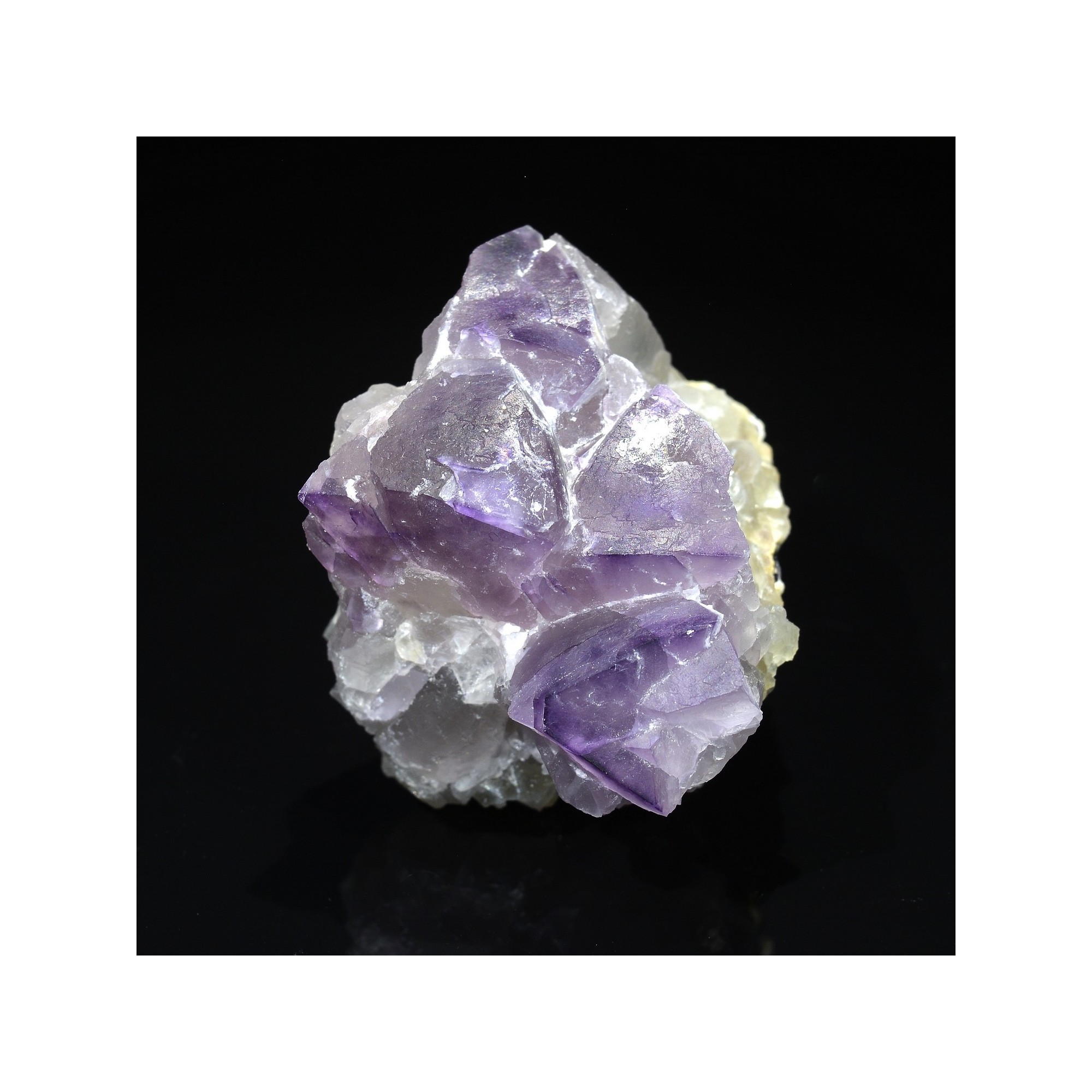 Fluorite - La Barre mine, Puy-de-Dôme, France.