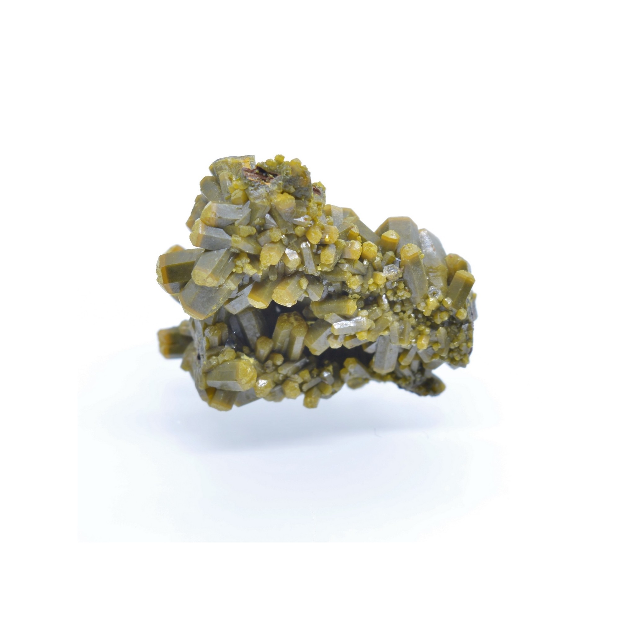 Pyromorphite - Mine des Farges, Ussel, Corrèze, France.