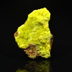 Autunite - Mine de Margnac, Haute-Vienne, France.