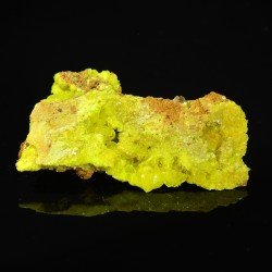 Autunite - Mine de Margnac, Haute-Vienne, France.