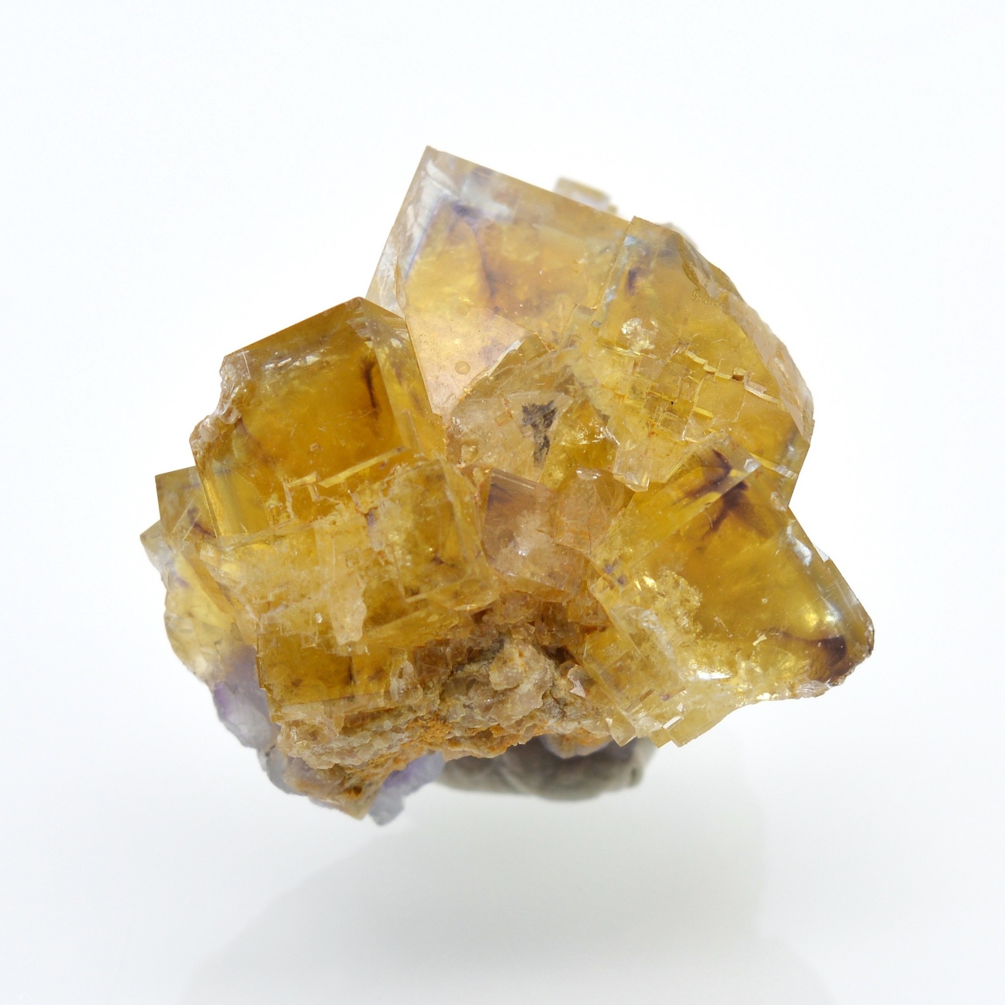 Fluorite, mine de La Barre, Puy-de-Dôme, France.